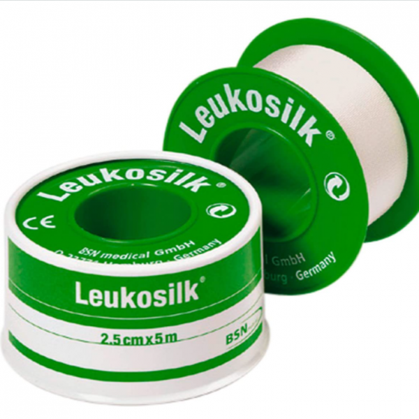 Esparadrapo Leukosilk Hipoa Seda 5x2,5cm
